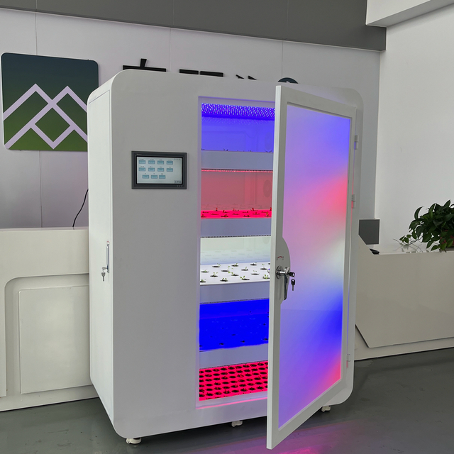 Auma High-end Hydroponic Growing Cabinet Integrates all CEA Factors In One Cabinet
