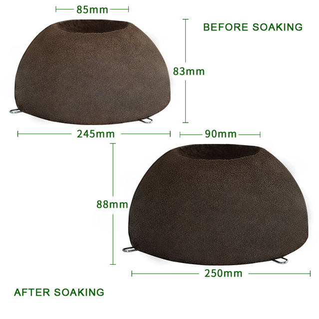 Staghorn Fern Mounting Ball: Planting Substrate with Coconut Coir And Pine Bark Scales