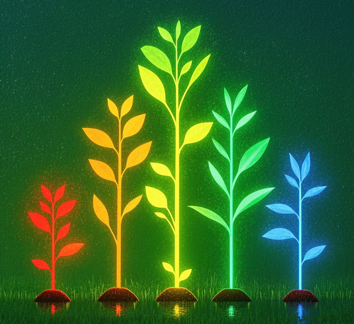 effect of light on plant growth experiment
