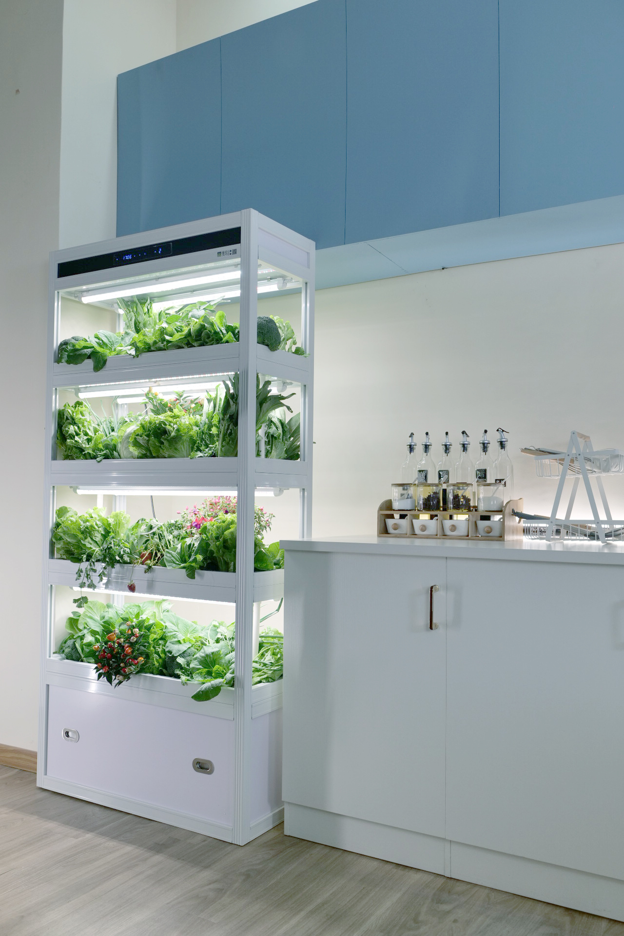 home hydroponic plant cabinet