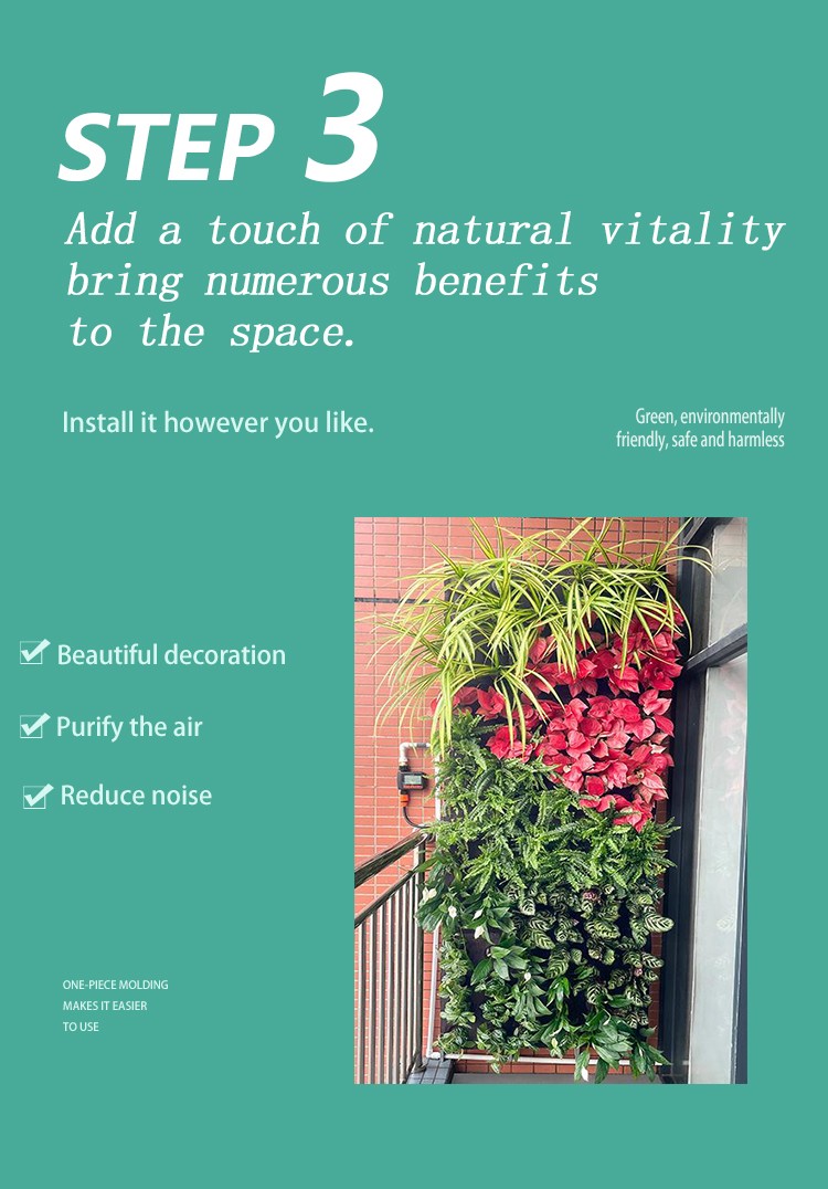 plant wall decoration